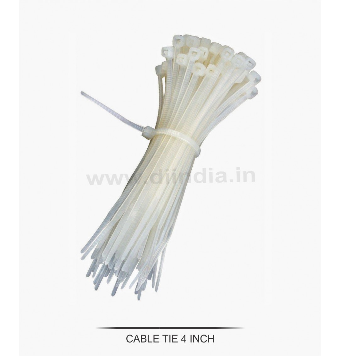 CABLE TIE 4 INCH (PACK OF 100PCS)