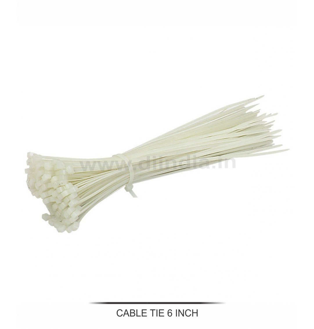 CABLE TIE 6 INCH (PACK OF 100PCS)