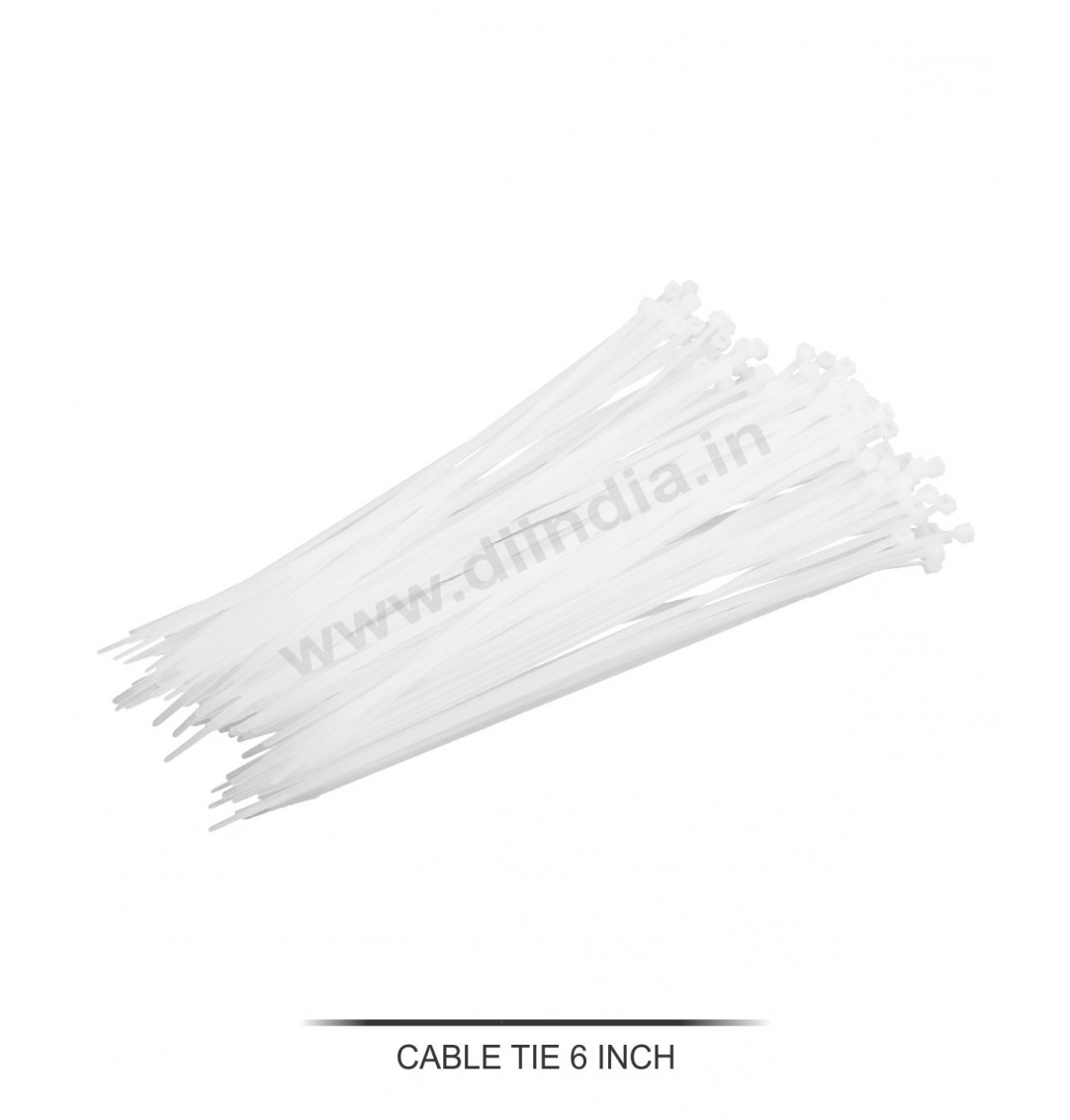 CABLE TIE 6 INCH (PACK OF 100PCS)