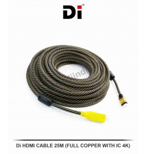 Di HDMi CABLE 25M  WITH ETHERNET 4K 60Hz (WITH IC)