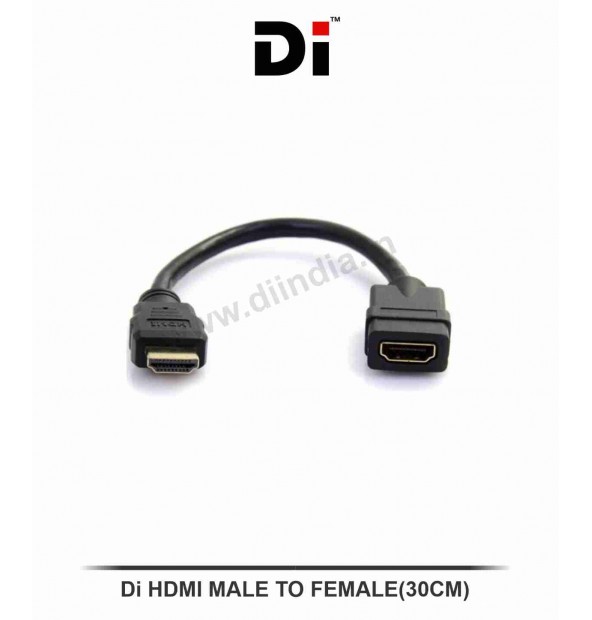 Di HDMI MALE TO FEMALE(30CM)