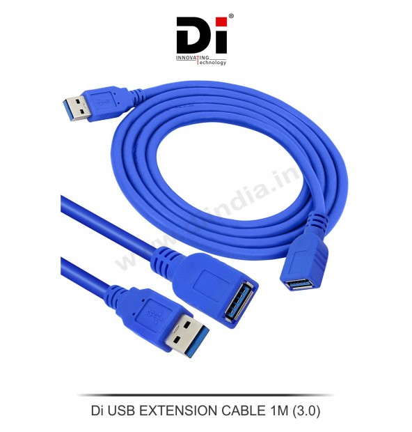 Di USB EXTENSION CABLE 3.0 1M (MALE TO FEMALE) 