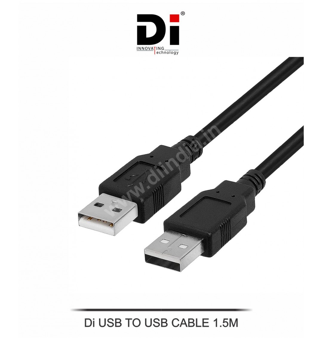 Di USB A TO USB A CABLE 1.5M (MALE TO MALE)