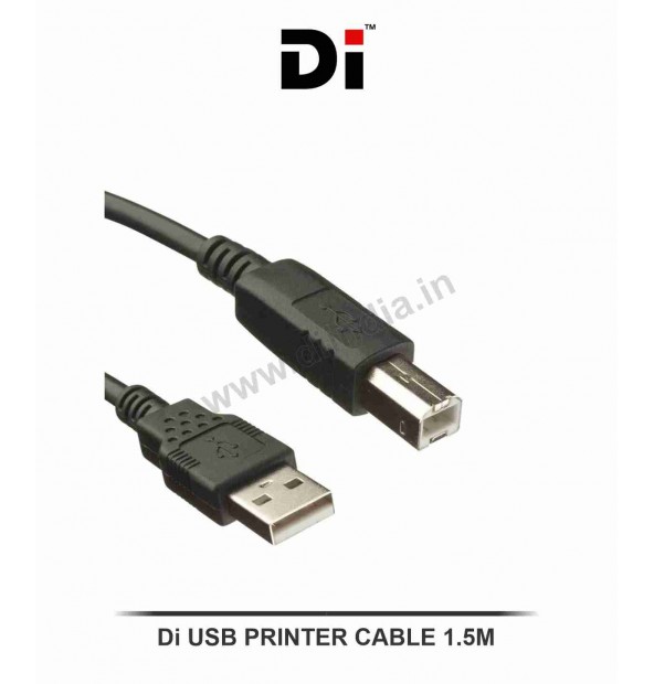Di USB PRINTER CABLE 1.5M (USB A TO B )
