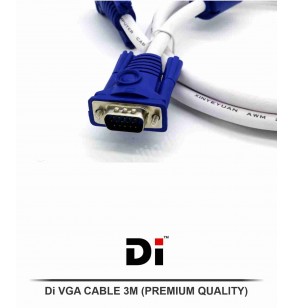 Di VGA CABLE 3M (PREMIUM QUALITY)