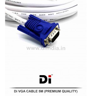 Di VGA CABLE 5M MALE TO MALE (PREMIUM)