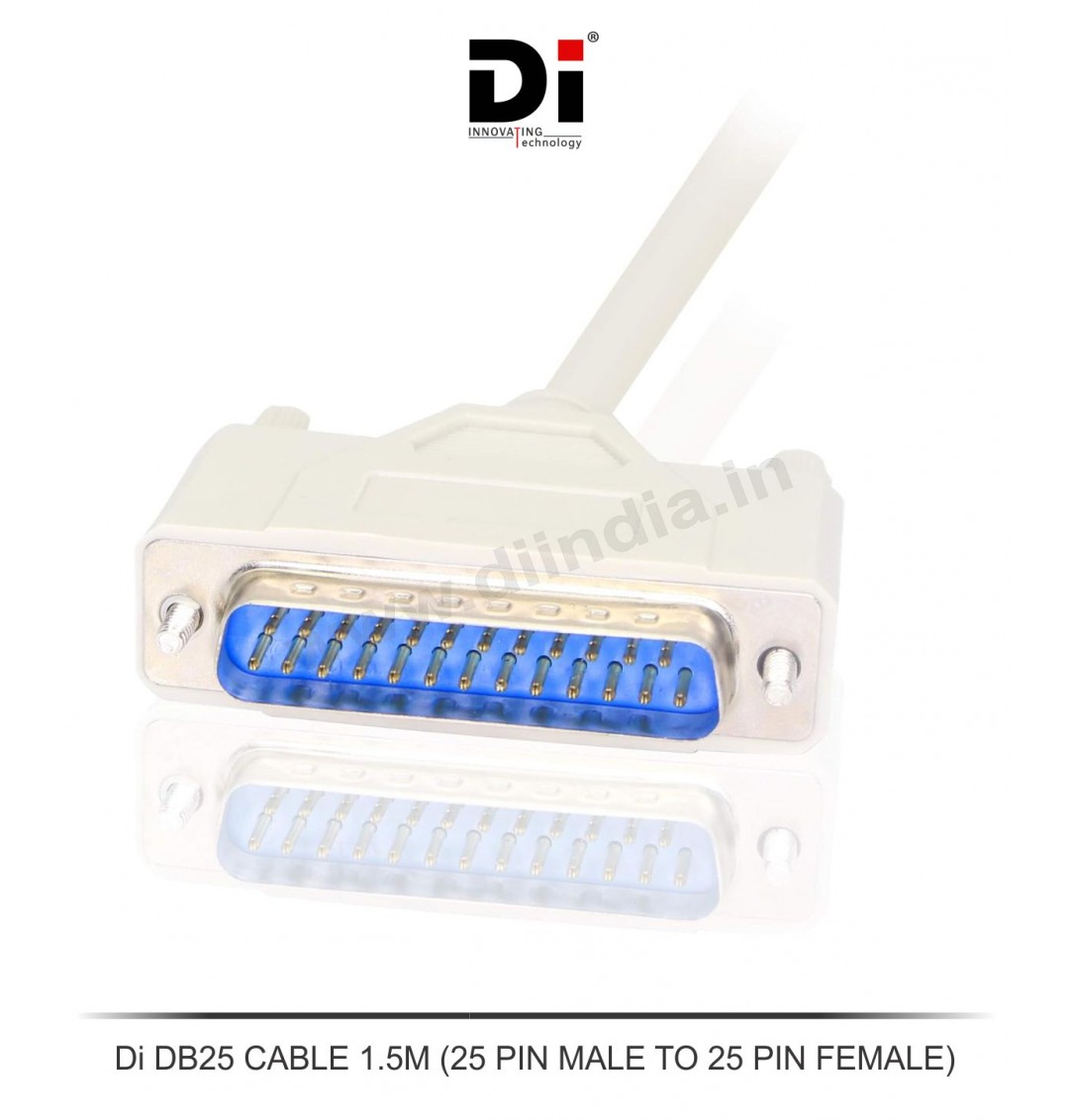 Di 25PIN SERIAL FEMALE TO FEMALE CABLE 1.5M (DB25)