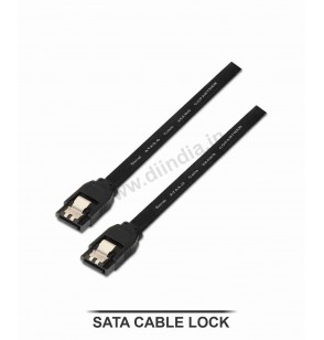 SATA DATA CABLE WITH LOCK