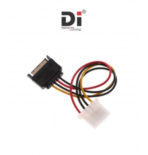 SATA MALE TO 4 PIN FEMALE CABLE (SATA POWER REVERSE)