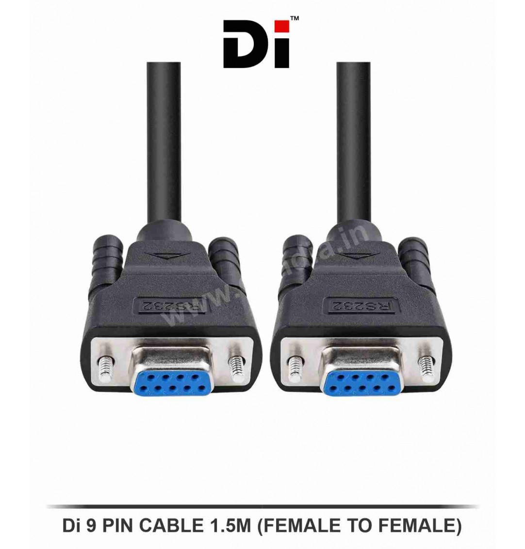 Di 9PIN CABLE FEMALE TO FEMALE 1.5M  (DB9)