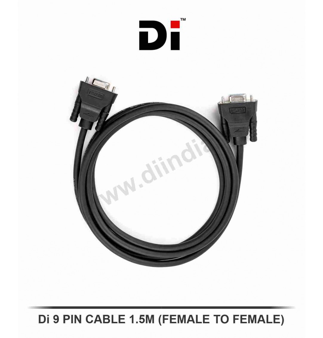 Di 9PIN CABLE FEMALE TO FEMALE 1.5M  (DB9)