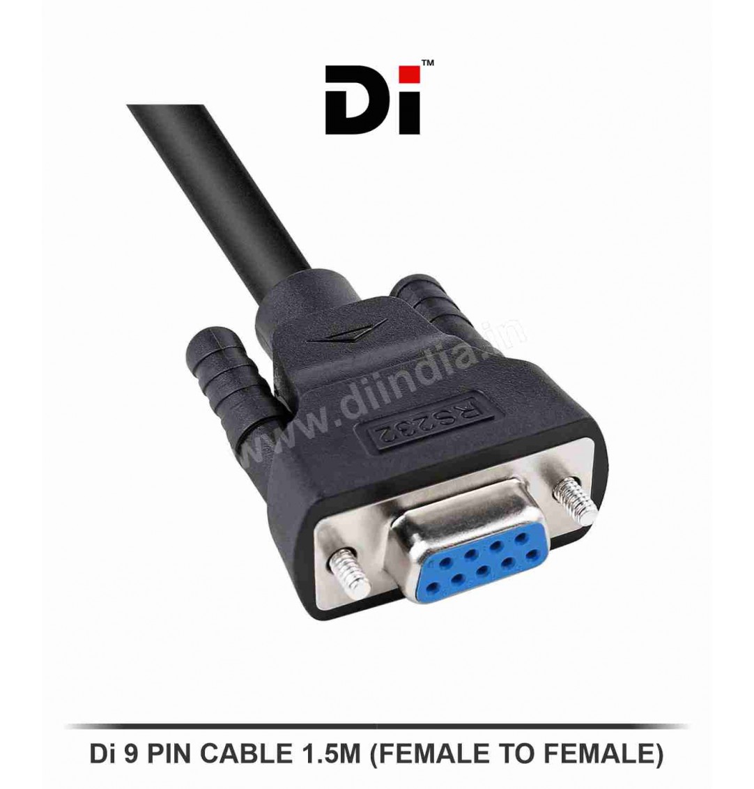 Di 9PIN CABLE FEMALE TO FEMALE 1.5M  (DB9)