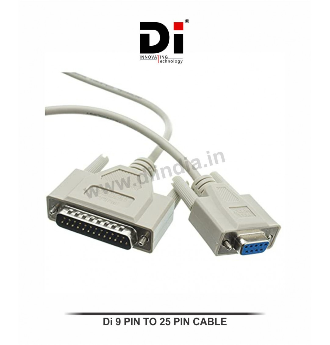 Di 9PIN FEMALE TO 25PIN SERIAL MALE CABLE