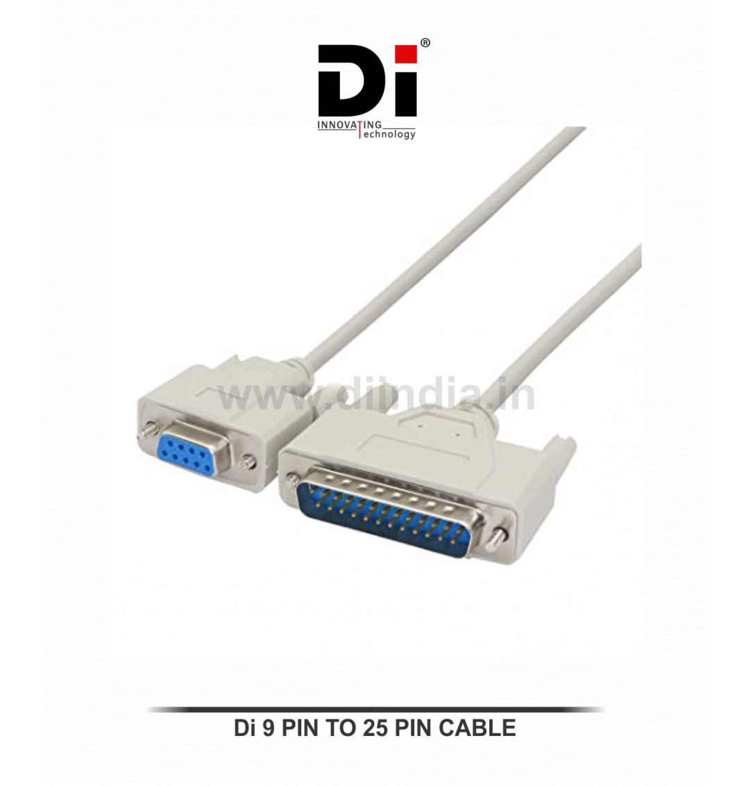 Di 9PIN FEMALE TO 25PIN SERIAL MALE CABLE