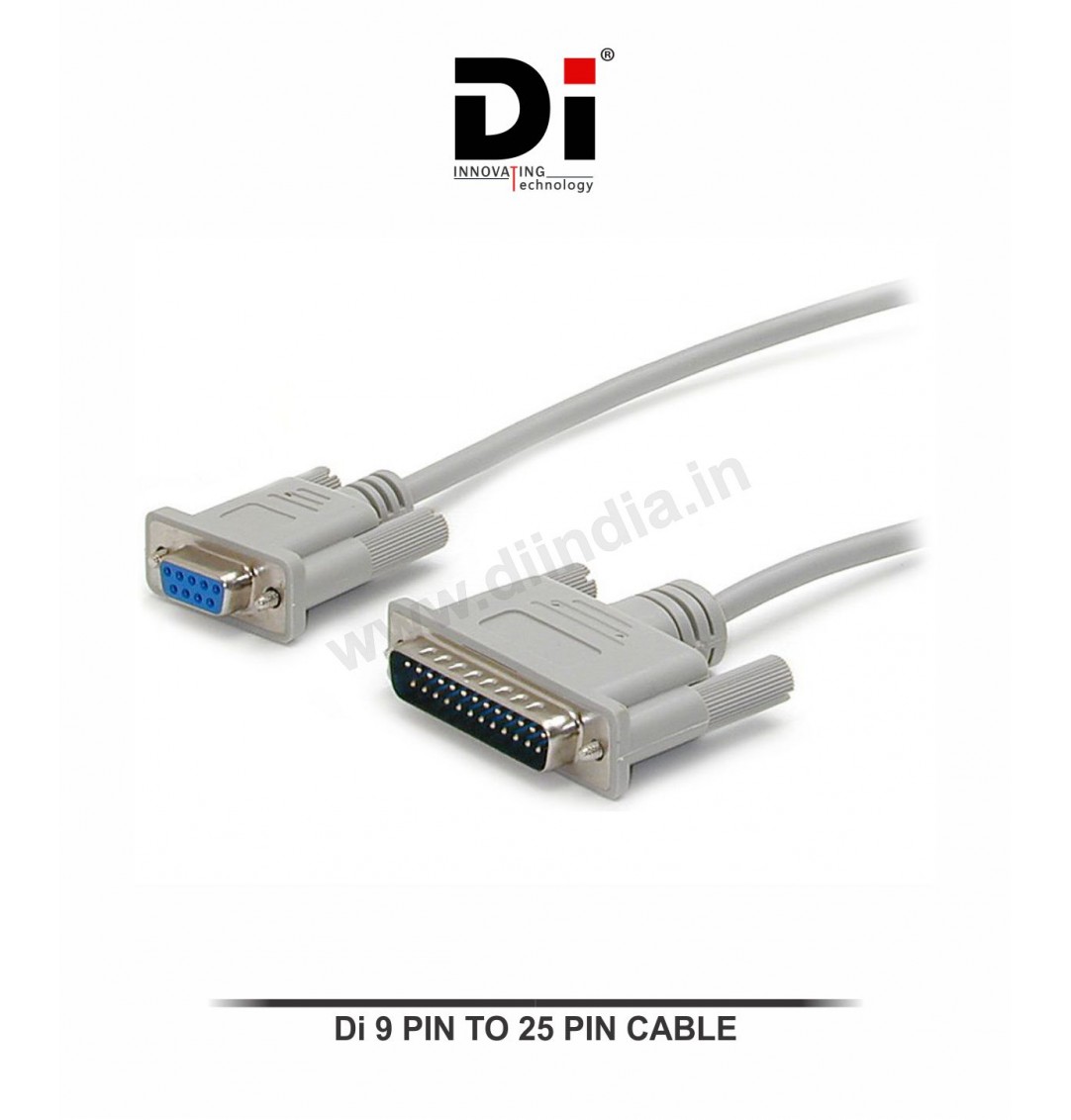 Di 9PIN FEMALE TO 25PIN SERIAL MALE CABLE