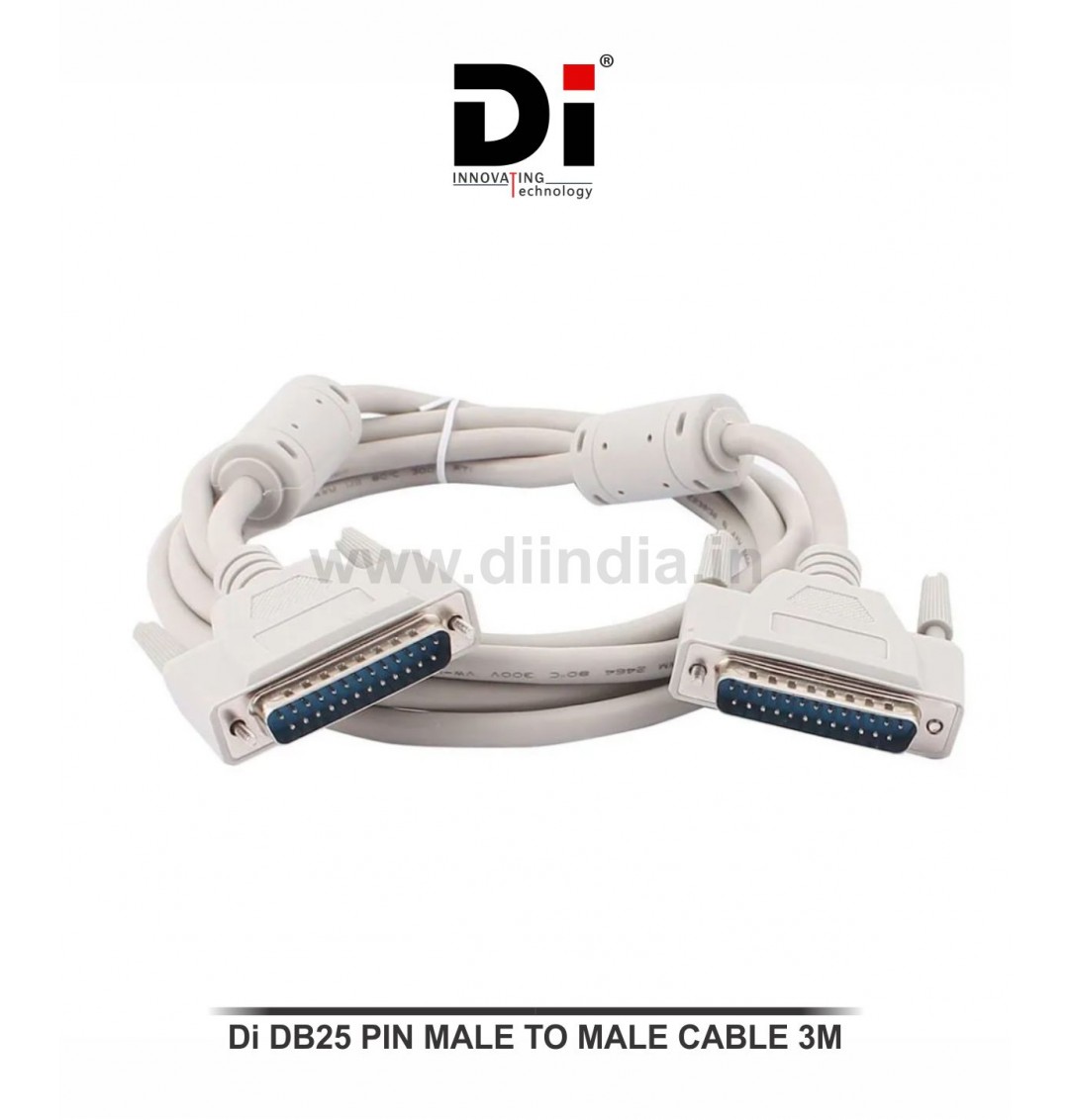 Di 25PIN SERIAL MALE TO MALE CABLE 3M (DB25)