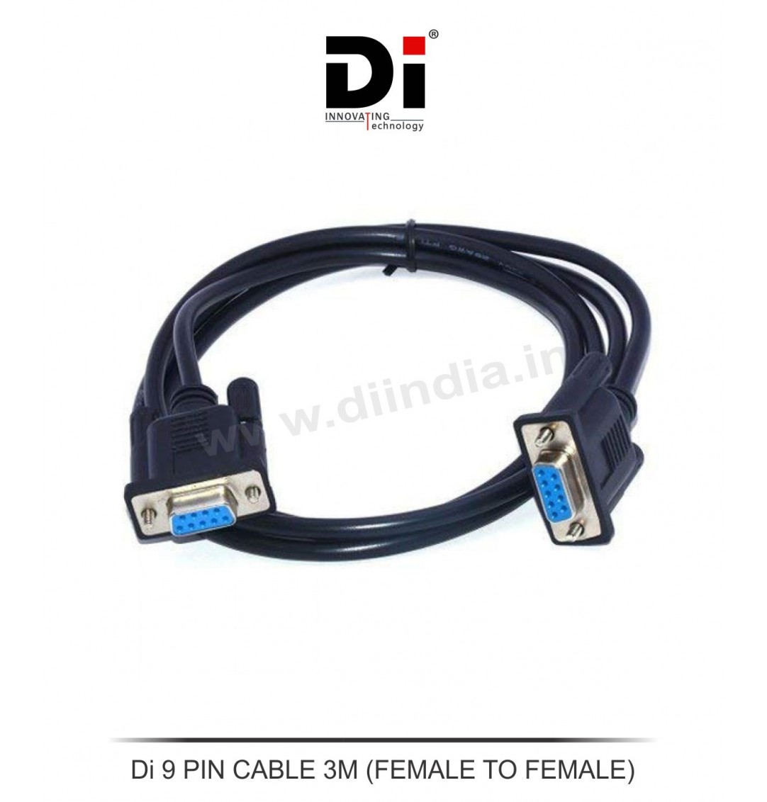 Di 9PIN CABLE FEMALE TO FEMALE 3M (DB9) 