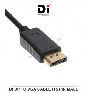 Di DP TO VGA CABLE (15 PIN MALE)