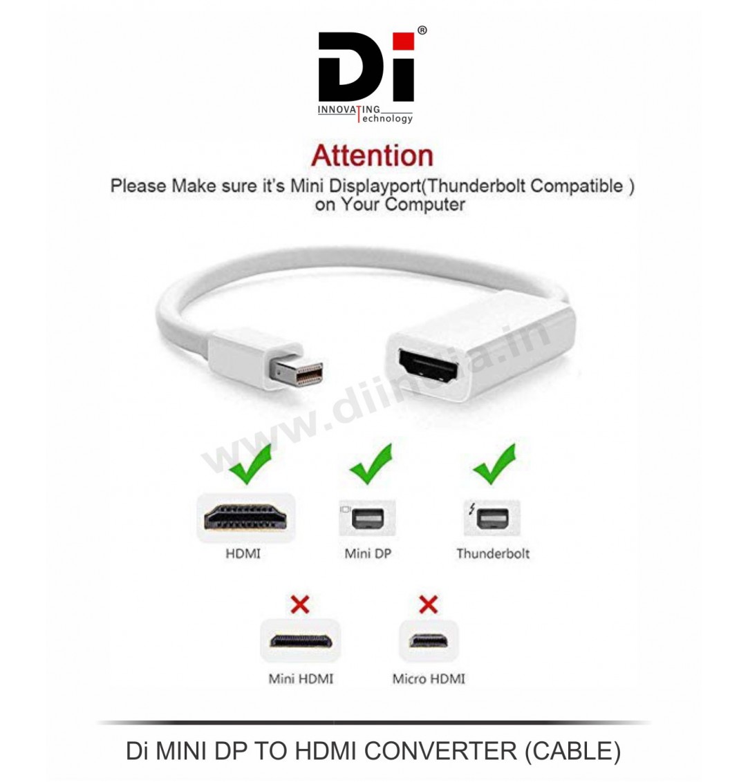 Di MINI DP TO HDMI CONVERTER (CABLE)