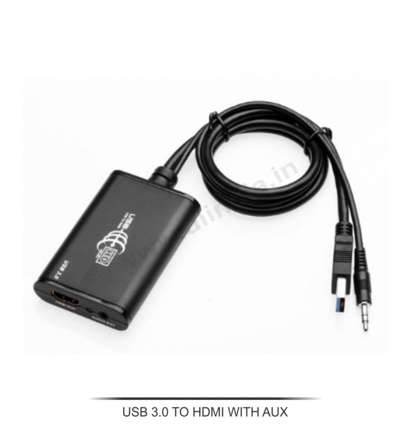USB 3.0 TO HDMI WITH AUX