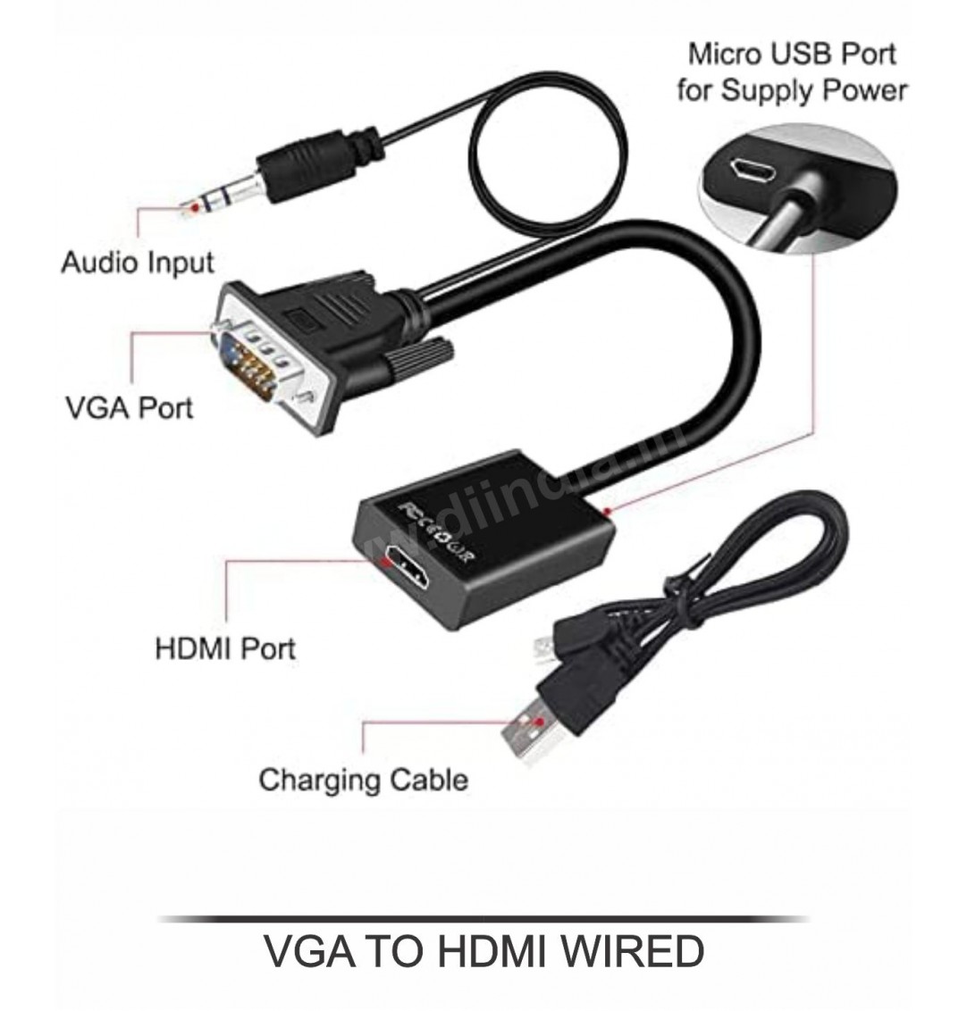 VGA TO HDMI (WIRED)