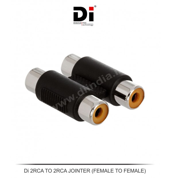 Di 2RCA TO 2RCA JOINTER (FEMALE TO FEMALE)