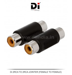 Di 2RCA TO 2RCA JOINTER (FEMALE TO FEMALE)