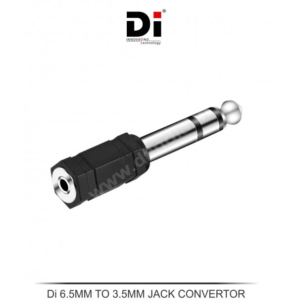 Di 6.5MM TO 3.5MM JACK CONVERTOR