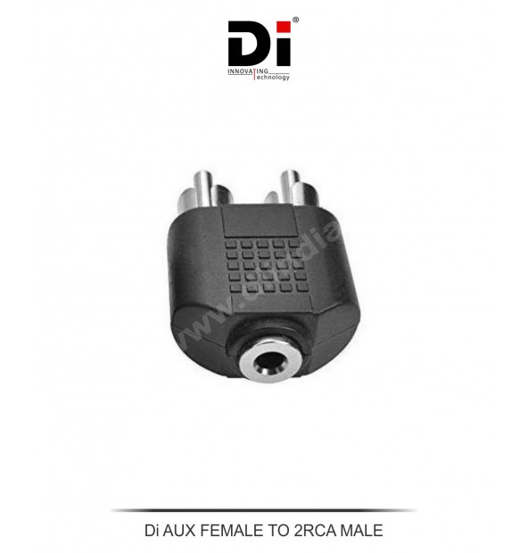 Di AUX FEMALE TO 2RCA MALE