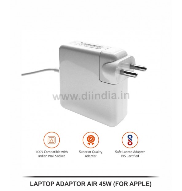 LAPTOP ADAPTOR AIR 45W (FOR APPLE)