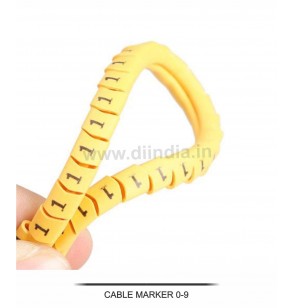 CABLE MARKER 0-9 (100 PCS ONE STRIP) PACK OF 10