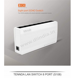 TENDA LAN SWITCH 8 PORT S108