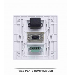 Di FACE PLATE HDMI VGA USB