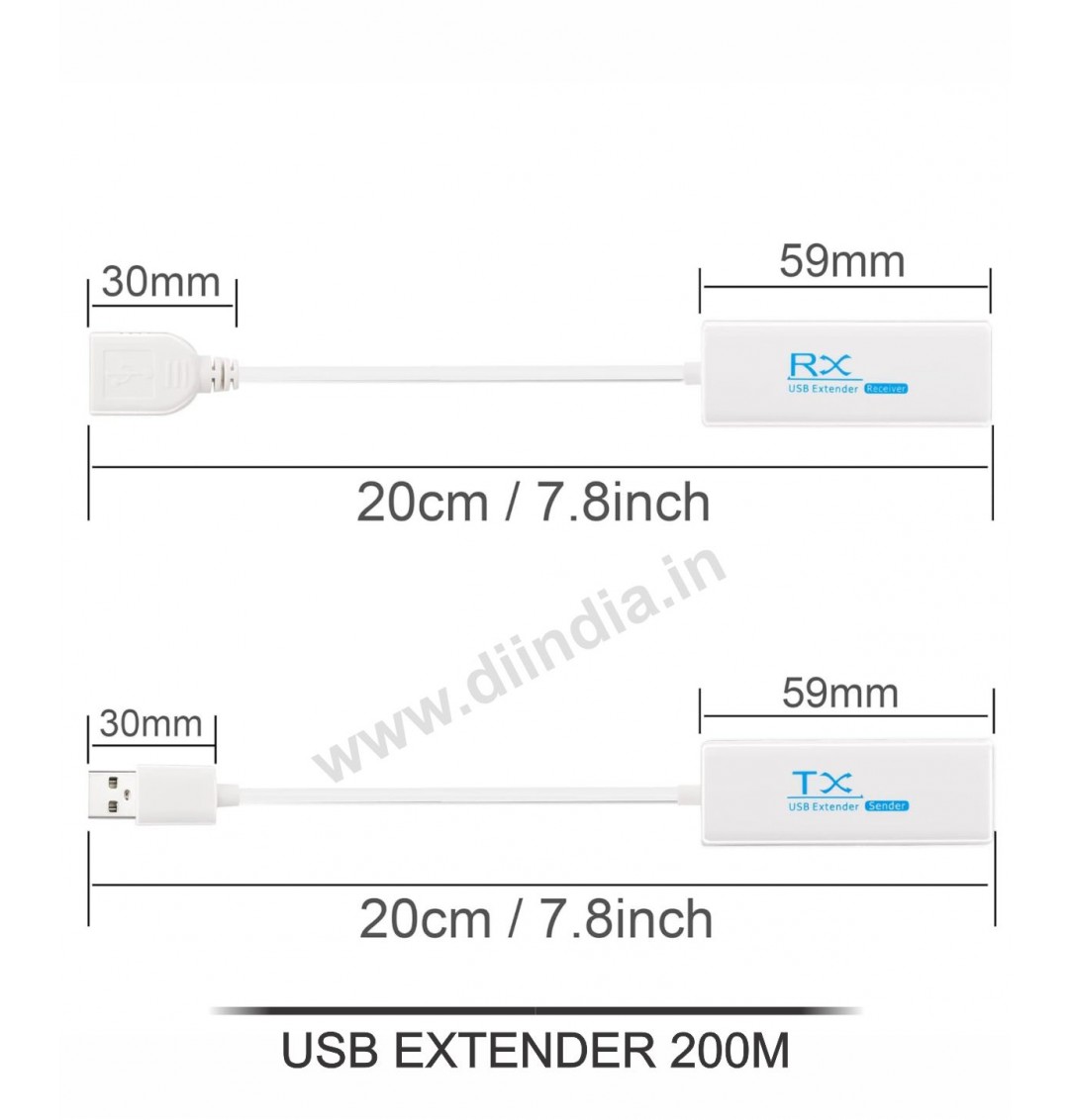 USB EXTENDER RJ 45 (200M)