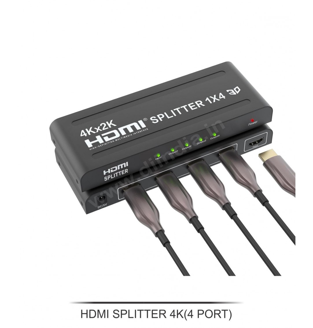 HDMI SPLITTER 4PORT 4K