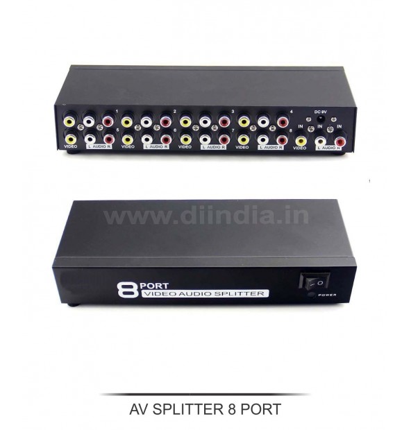 AV SPLITTER 8 PORT