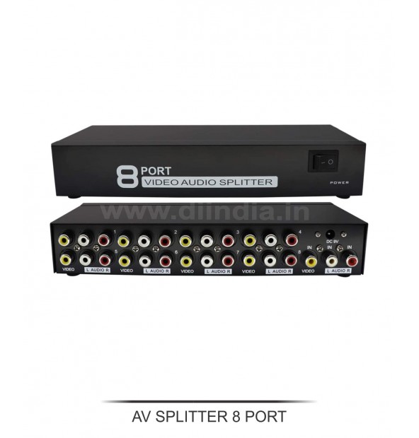 AV SPLITTER 8 PORT