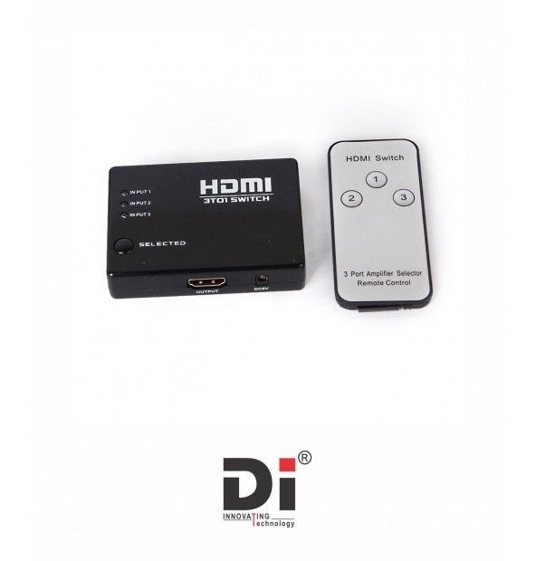 HDMI SWITCH 3 PORT  WITH REMOTE