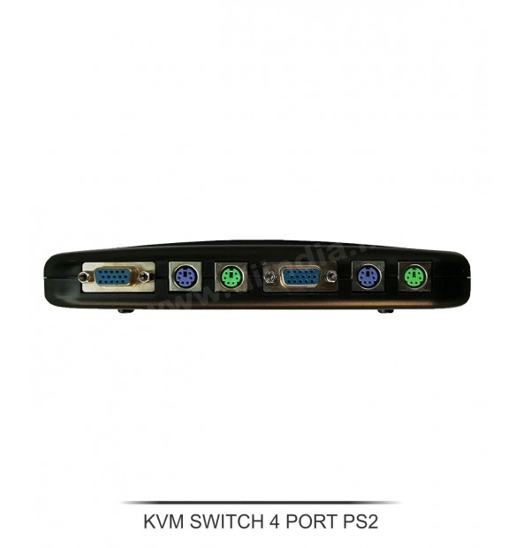 KVM SWITCH 4 PORT PS2