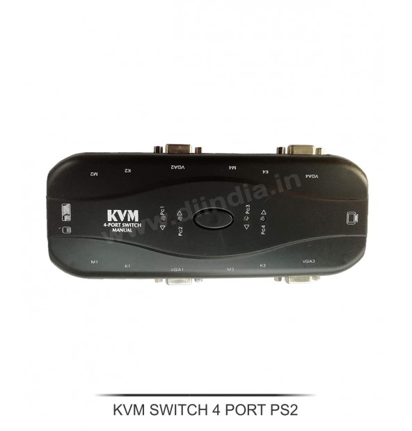 KVM SWITCH 4 PORT PS2