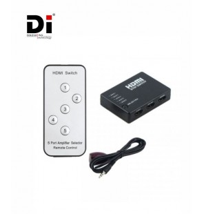 HDMI SWITCH 5 PORT WITH REMOTE