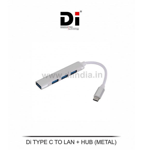 TYPE C TO USB HUB (METAL)