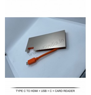 TYPE C TO HDMI + USB + C + CARD READER