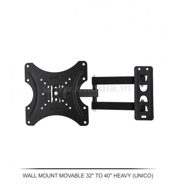 WALL MOUNT MOVABLE 32'' TO 40'' HEAVY (UNICO)
