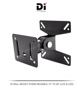 WALL MOUNT STAND MOVABLE 14'' TO 26'' (LCD & LED)