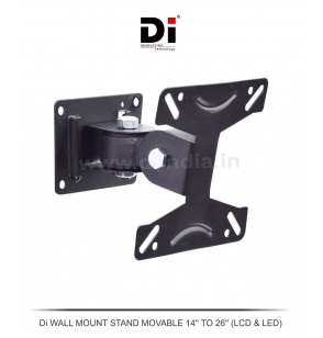 WALL MOUNT STAND MOVABLE 14'' TO 26'' (LCD & LED)