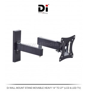 WALL MOUNT STAND MOVABLE HEAVY 14'' TO 27'' (LCD & LED TV)