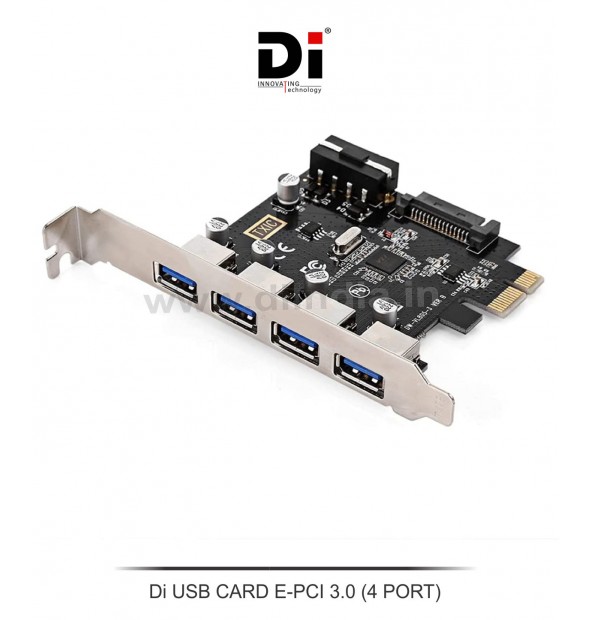 Di USB Card E PCI 3.0 (4 Port)