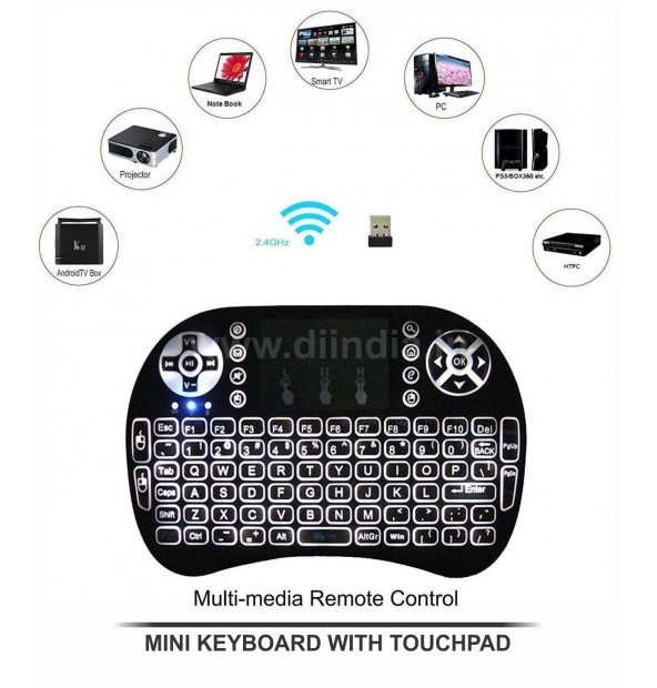 Mini KEYBOARD WITH TOUCHPAD WIRELESS 