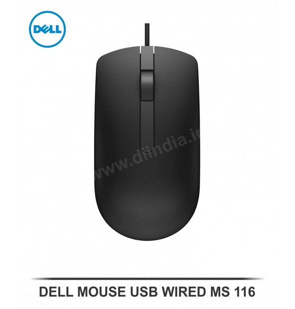 DELL USB MOUSE WIRED MS116 ( INCLUDING GST )